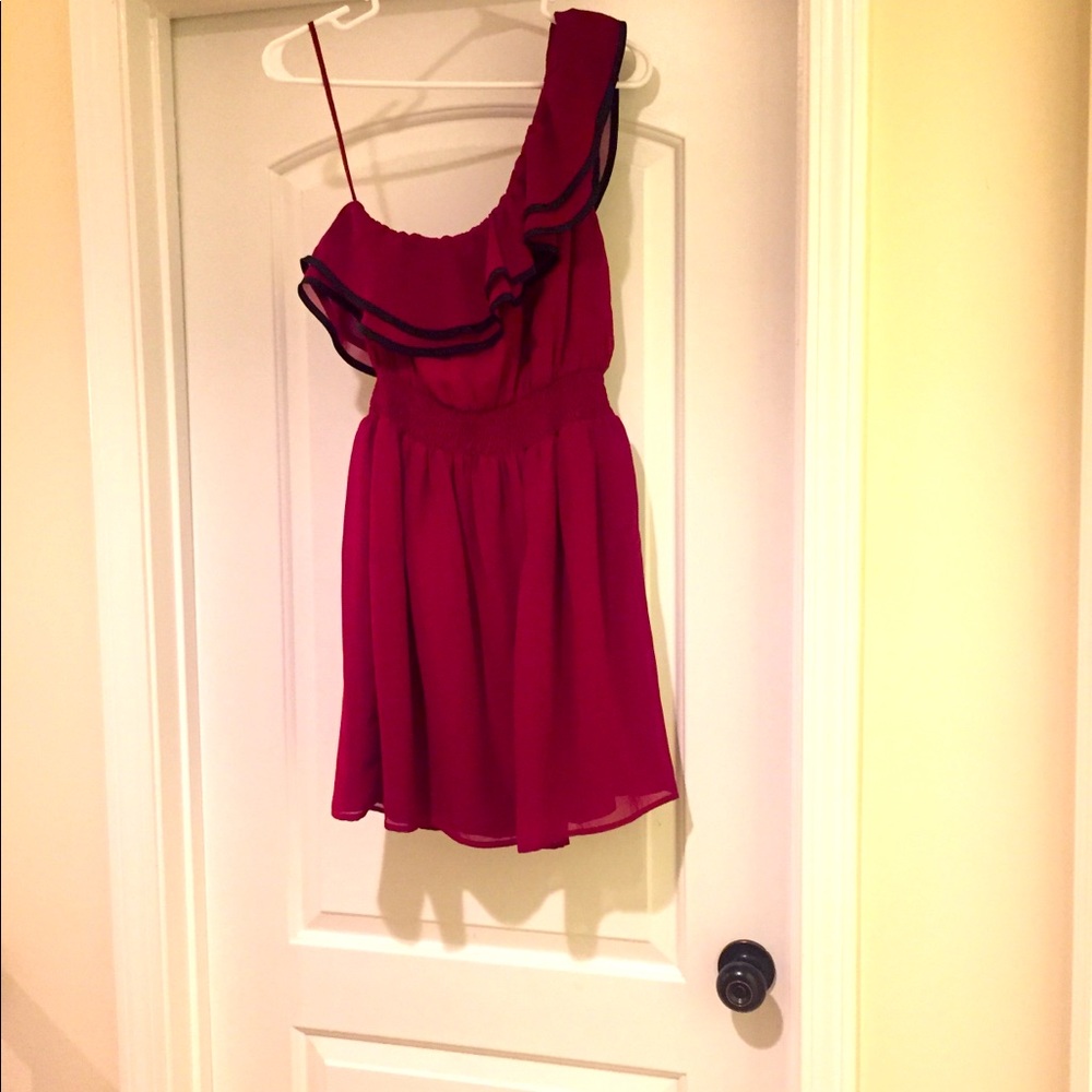 Garnet and Black Dress